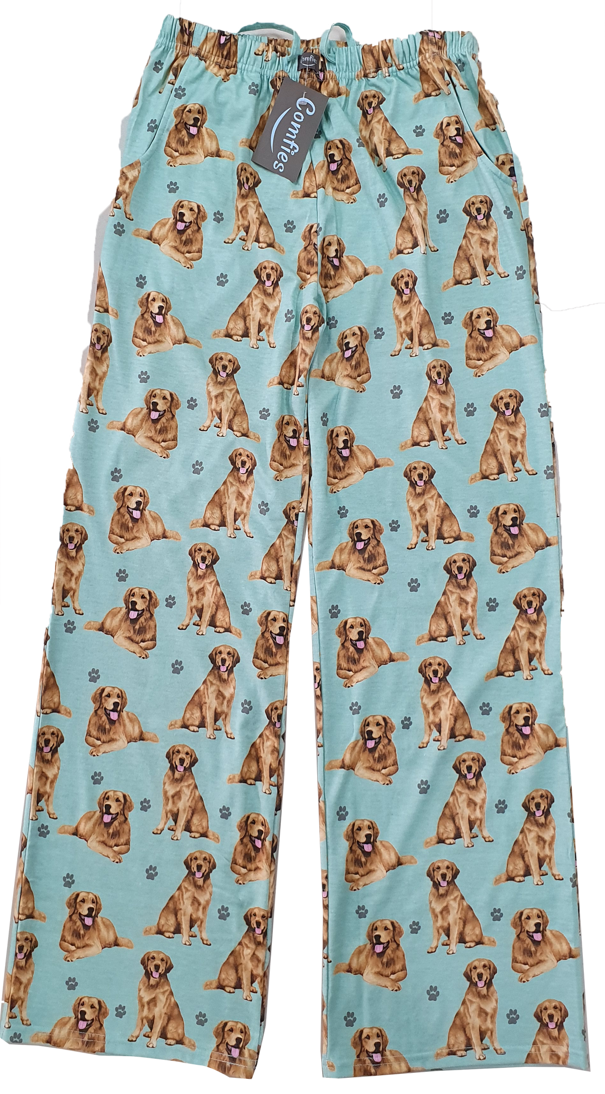 Comfies Unisex Pajama Bottoms - Golden Retriever