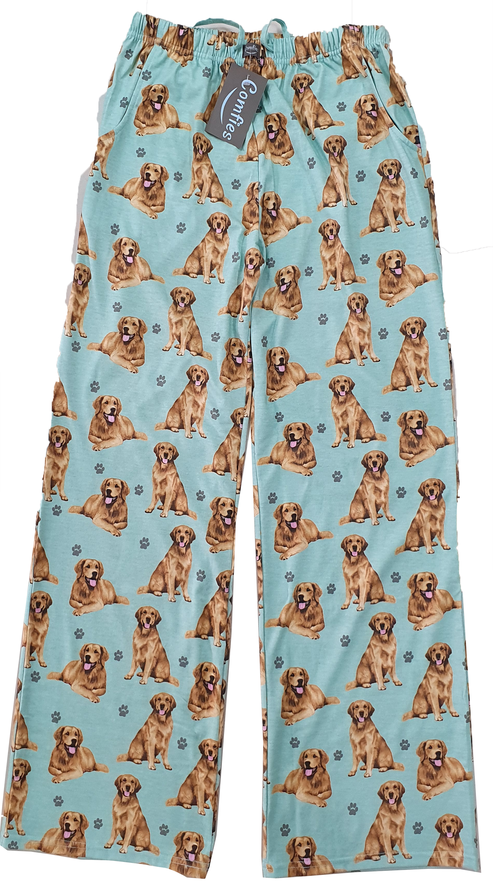 Comfies Unisex Pajama Bottoms - Golden Retriever