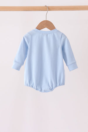 Blue Lil brother embroidery bubble