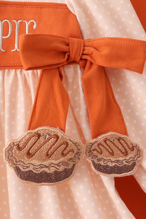 Sweet as pie embroidery pants set