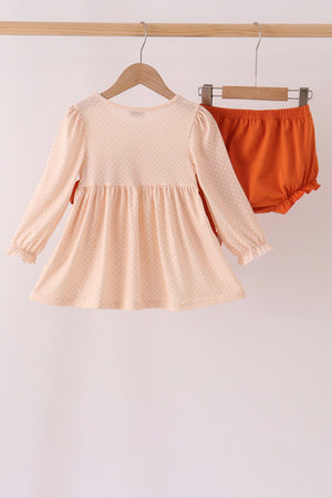 Sweet as pie embroidery bloomer set