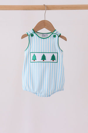 Green Christmas Tree Embroidery Bubble