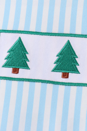 Green Christmas Tree Embroidery Set
