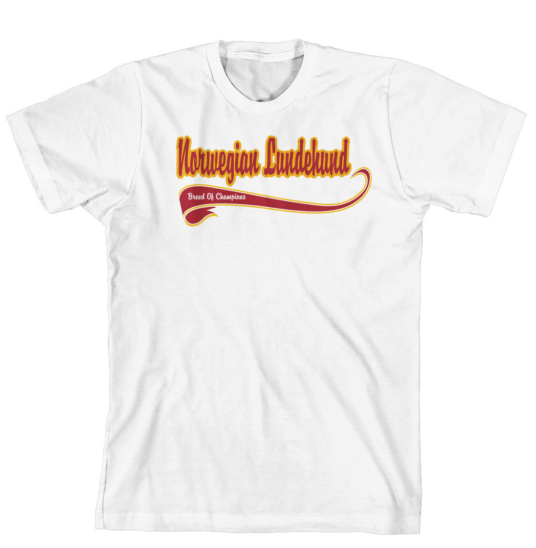 Purple Turtle Gifts - Breed of Champion Tee Shirt - Norwegian Lundehund