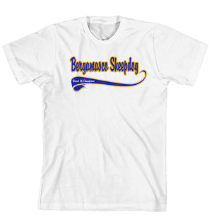 Purple Turtle Gifts - Breed of Champion (Blue) Tee Shirt - Bergamasco Sheepdog