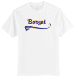 Breed of Champion Tee Blue Shirt - Borzoi