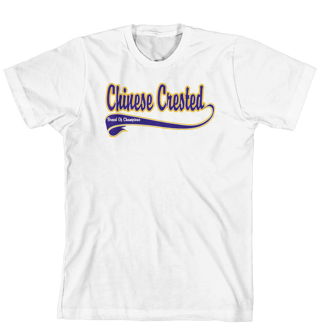 Breed of Champion Tee Blue Shirt - Chinese Crested