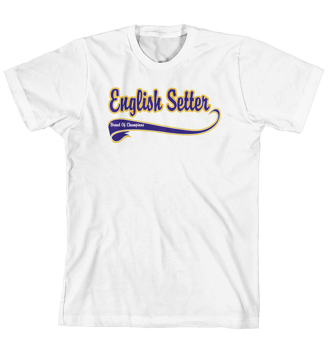 Breed of Champion Tee Blue Shirt - English Setter
