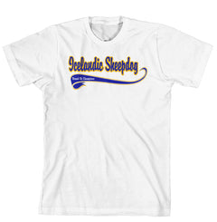 Purple Turtle Gifts - Breed of Champion (Blue) Tee Shirt - Icelandic Sheepdog