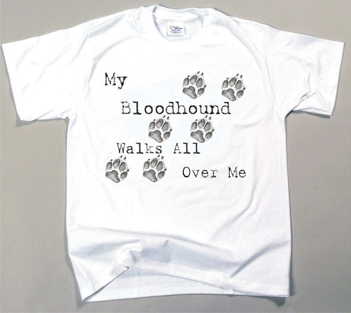 My Bloodhound Walks All Over Me T-Shirt