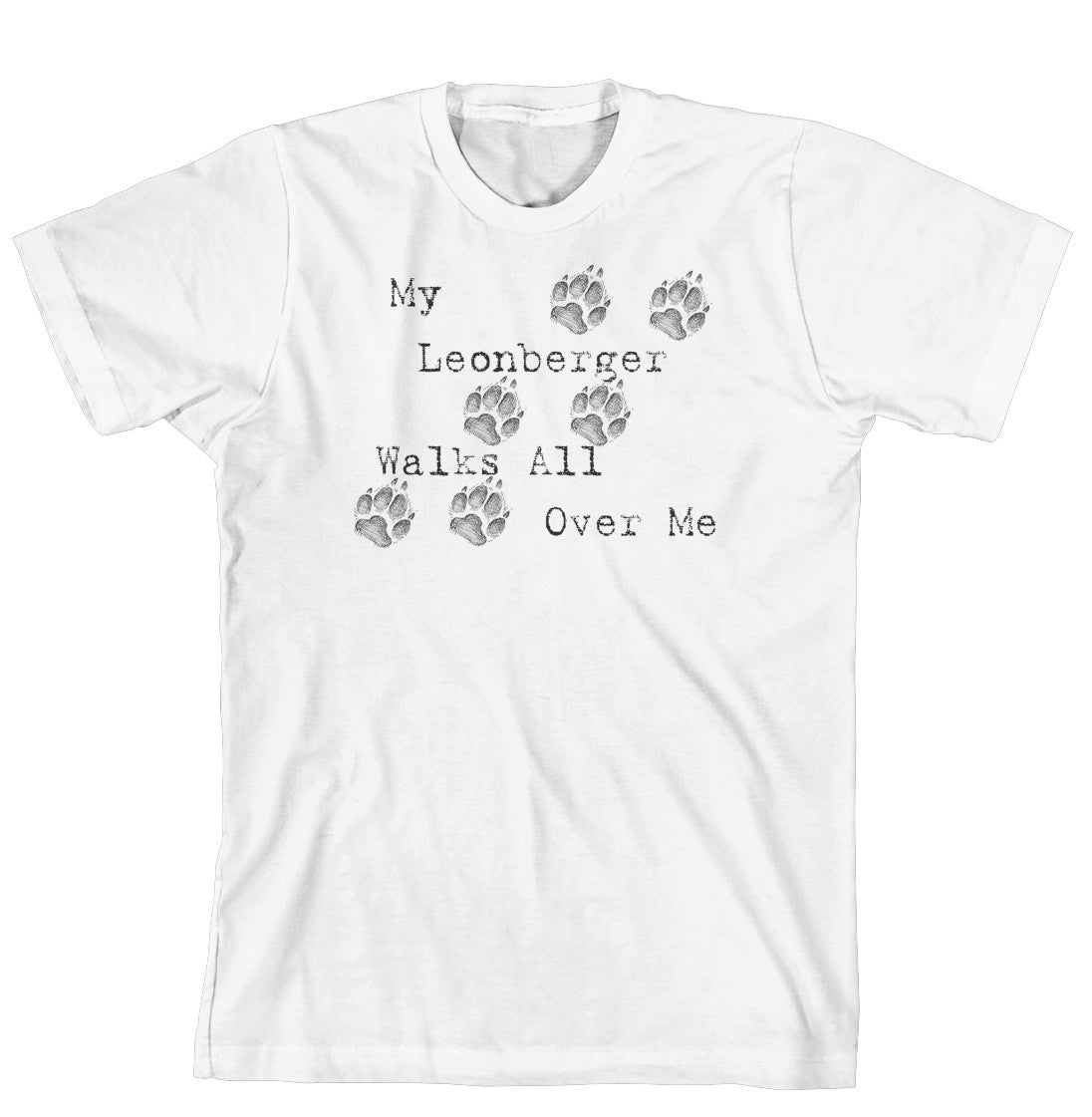 Purple Turtle Gifts - My Leonberger Walks All Over Me T-Shirt