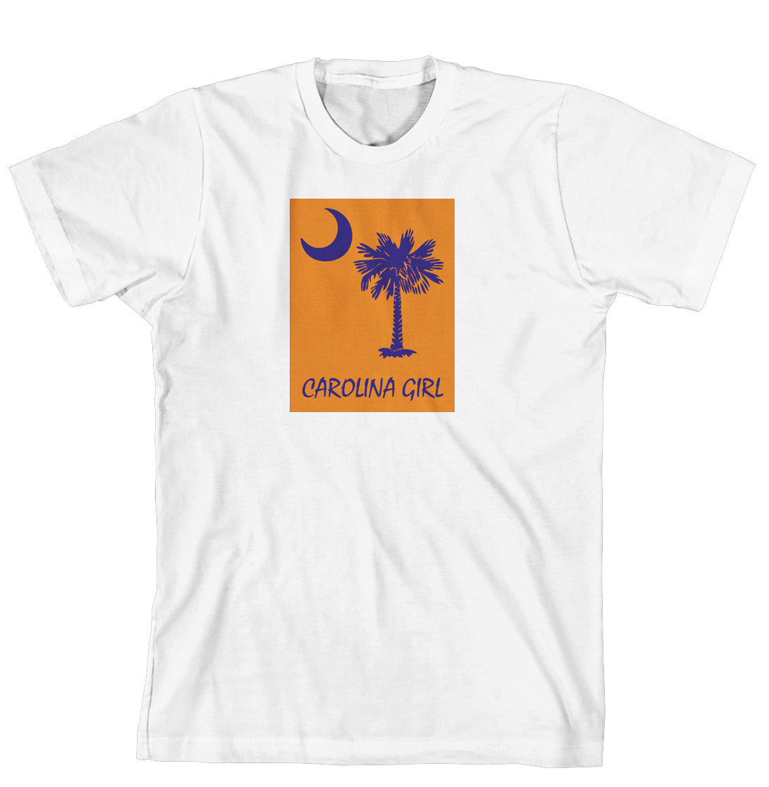 T-Shirt - Carolina Girl Palmetto & Moon, Solid Background (170-0061-005)