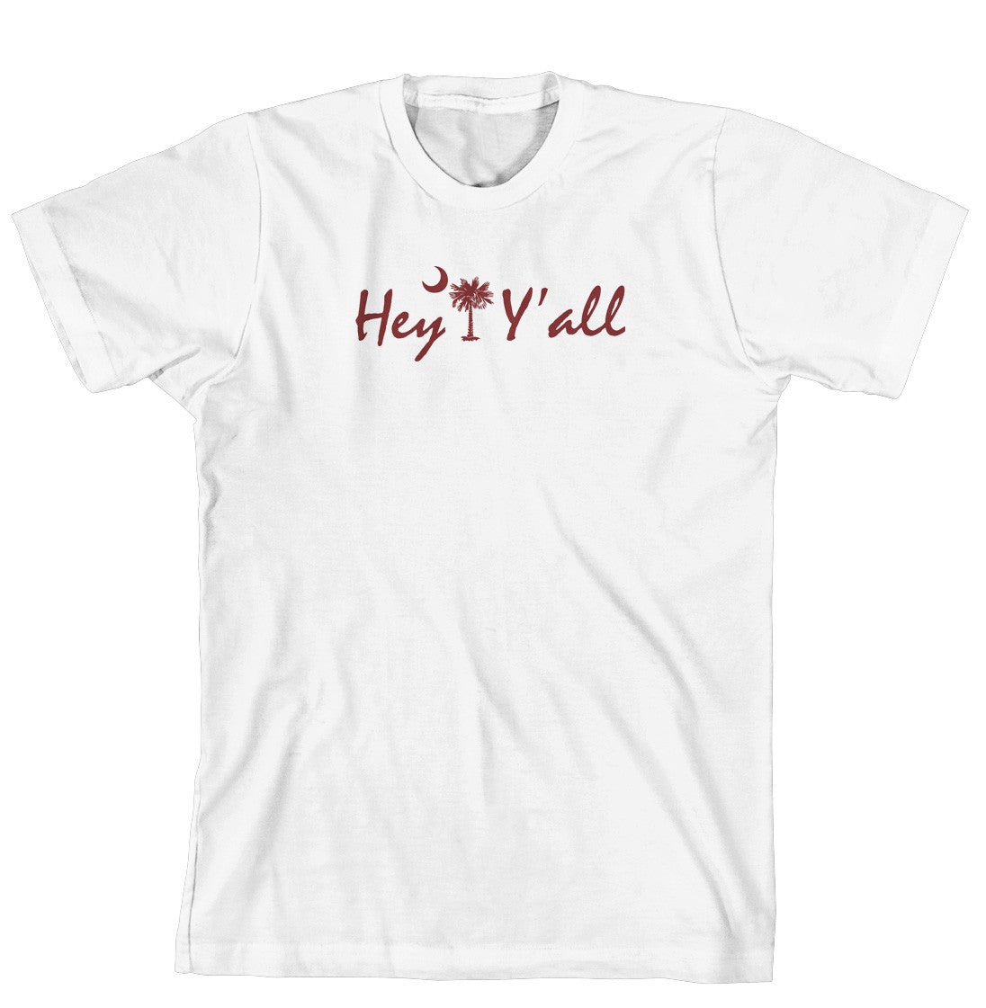 Apron -  Hey Y'all with Palmetto Tree (Garnet) (100-0068-000)