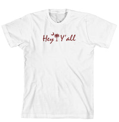 T-Shirt - Hey Y'all with Palmetto Tree (170-0068-000)