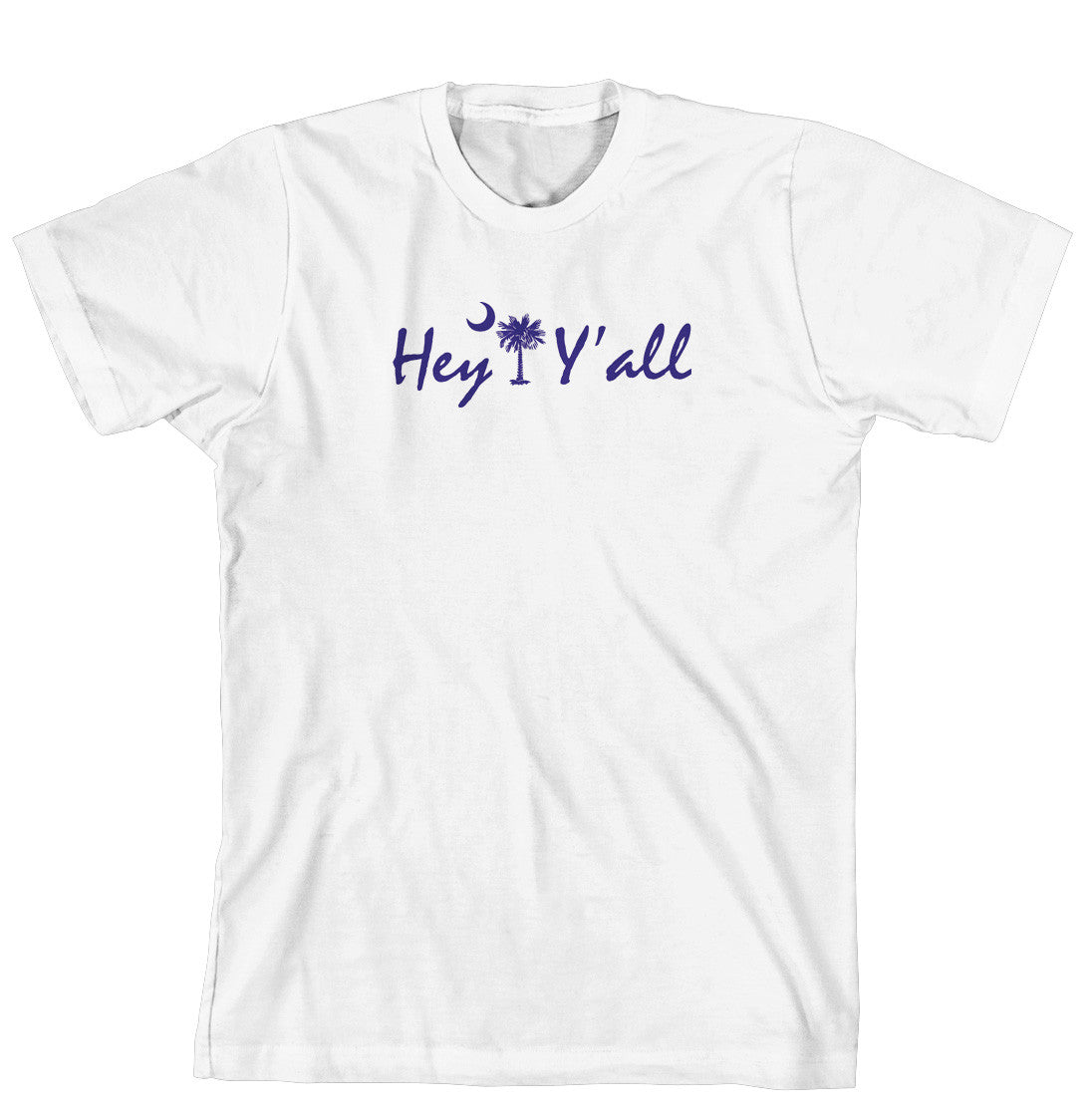 T-Shirt - Hey Y'all with Palmetto Tree (170-0068-004)