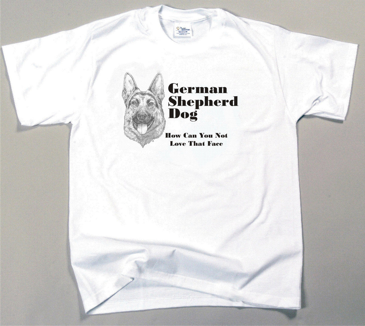 How Can You Not Love That Face T-shirt - German Shepherd (234A)