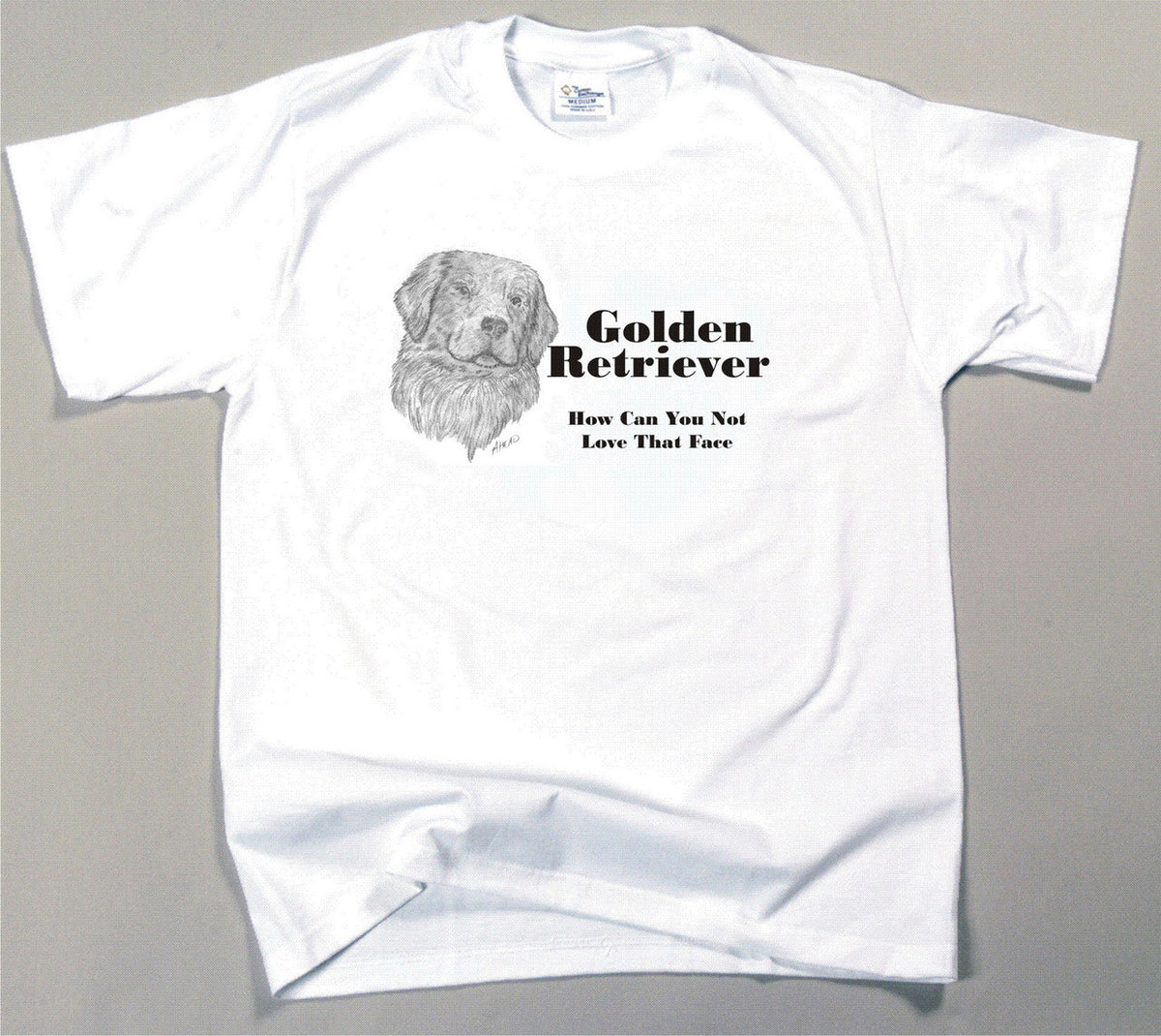 How Can You Not Love That Face T-shirt - Golden Retriever (244B)