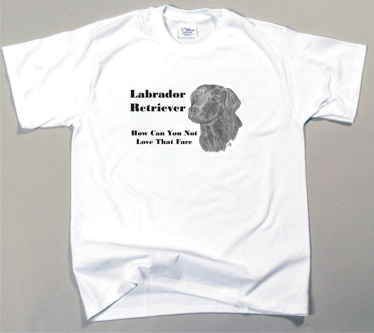 How Can You Not Love That Face T-shirt - Labrador Retriever (284A)