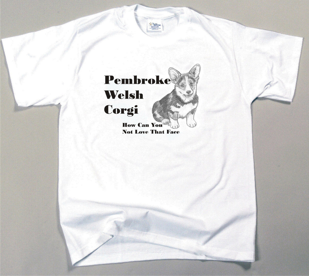How Can You Not Love That Face T-shirt - Pembroke Welsh Corgi (326A)