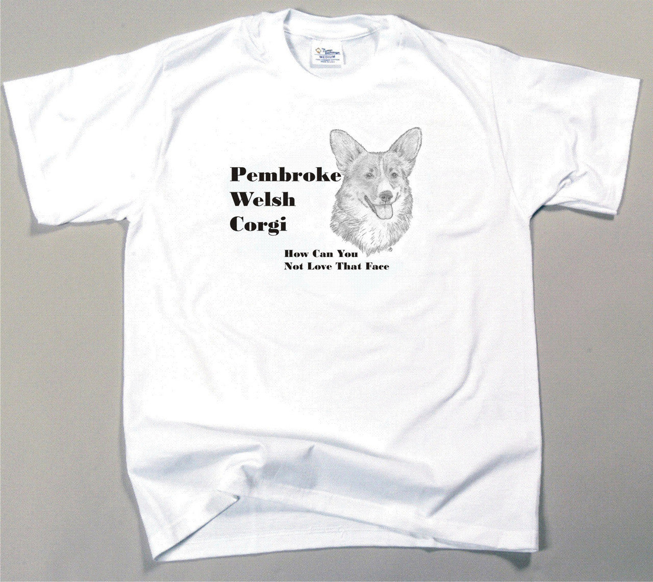 How Can You Not Love That Face T-shirt - Pembroke Welsh Corgi (326B)