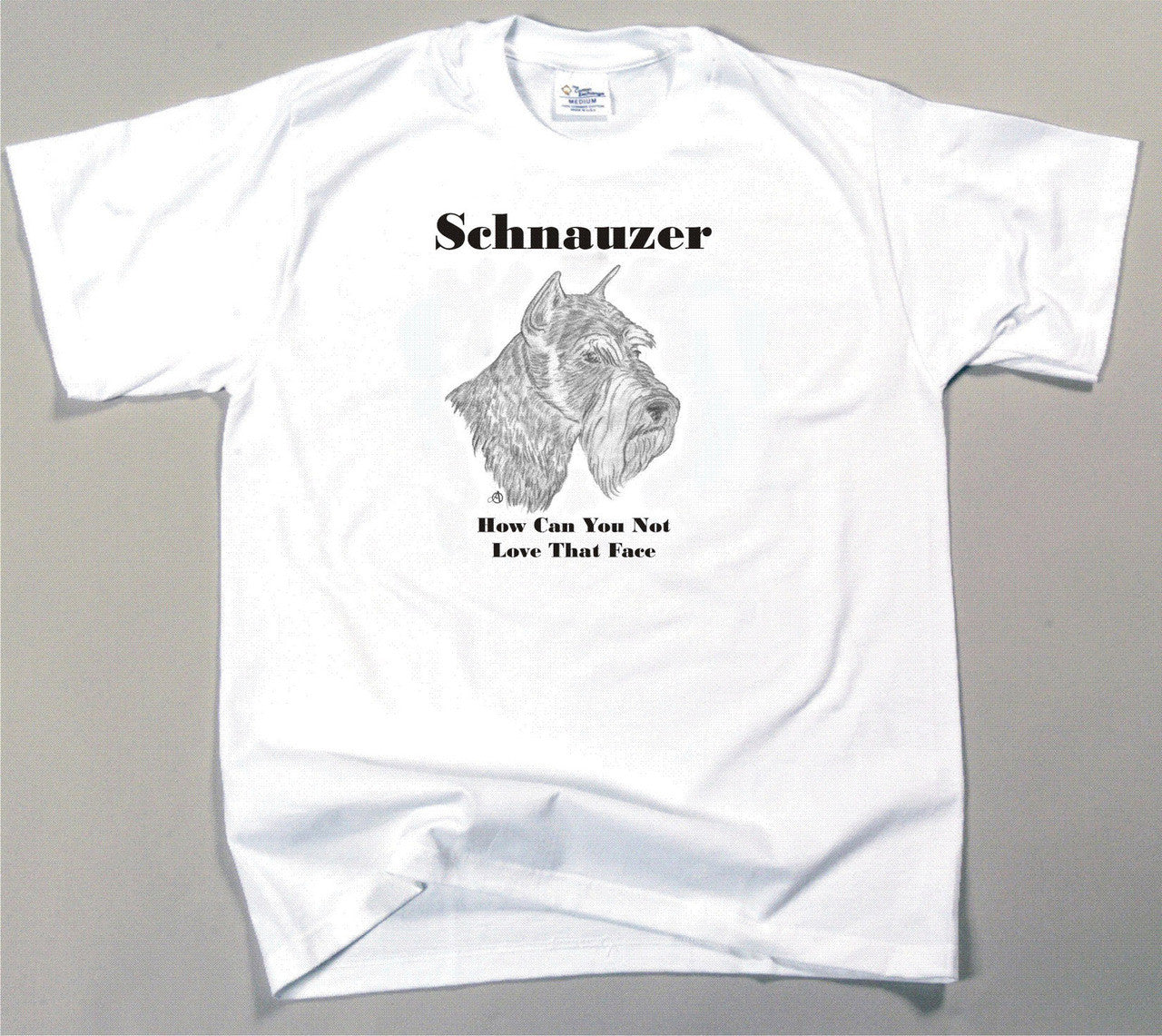 How Can You Not Love That Face T-shirt - Schnauzer