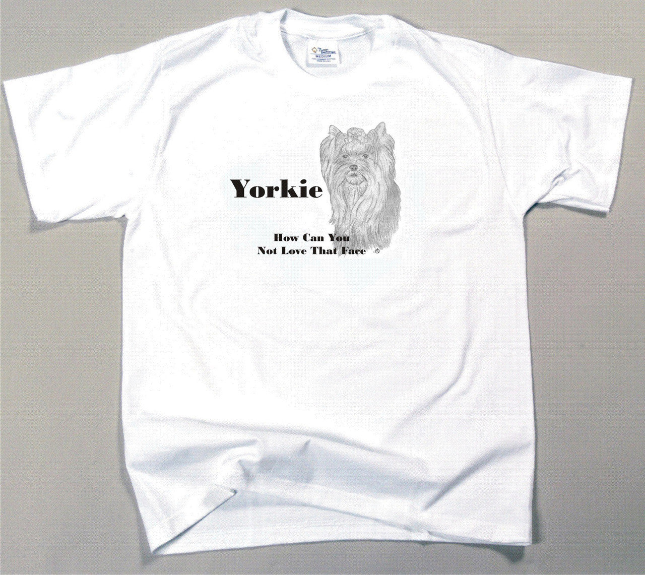 How Can You Not Love That Face T-shirt - Yorkie