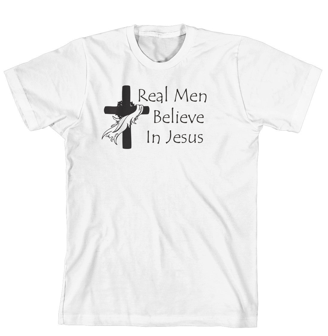T-Shirt - Real Men Believe in Jesus (170-0075-000)