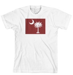 T-Shirt - Palmetto Tree and moon on Solid Background (170-0076-001)