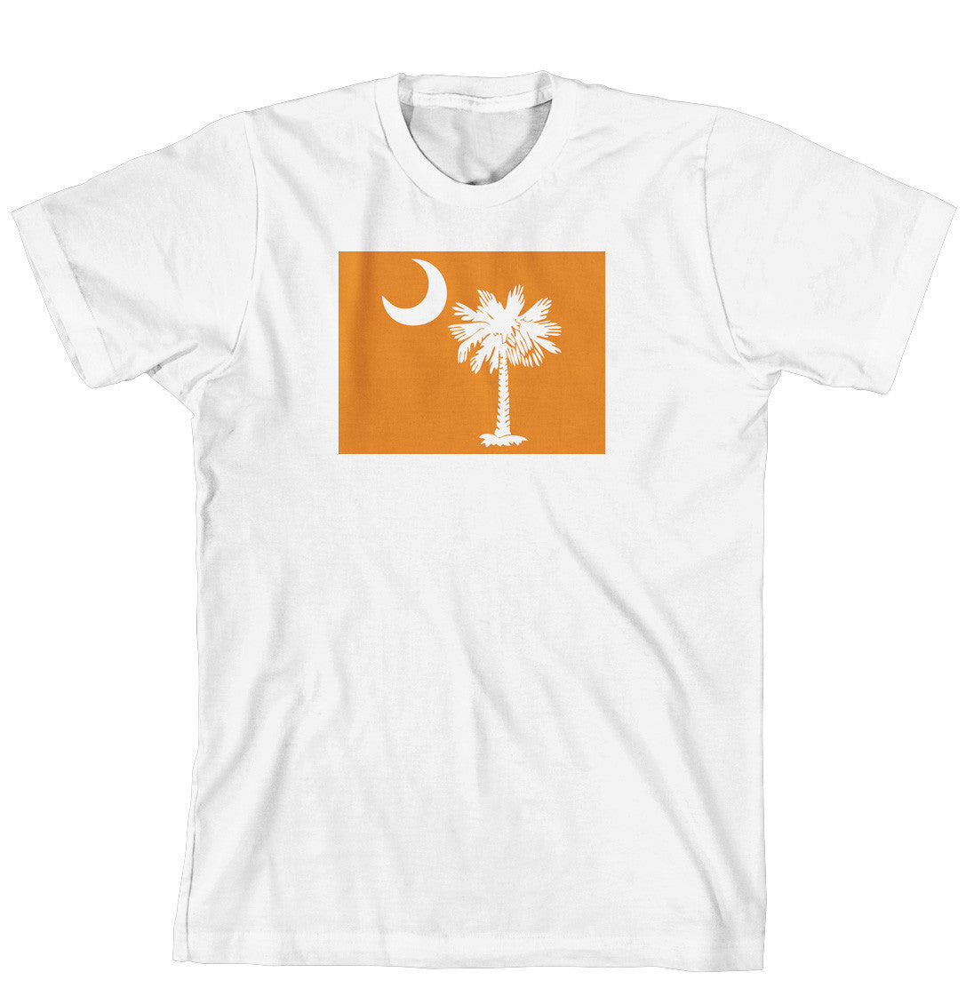 T-Shirt - Palmetto Tree and moon on Solid Background (170-0076-002)