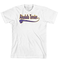 Breed of Champion Tee Blue Shirt - Airedale Terrier (170-0002-104)