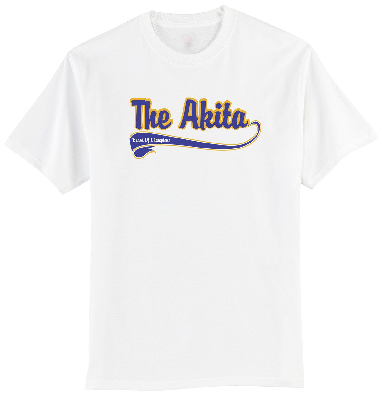 Breed of Champion Tee Blue Shirt - Akita (170-0002-106)