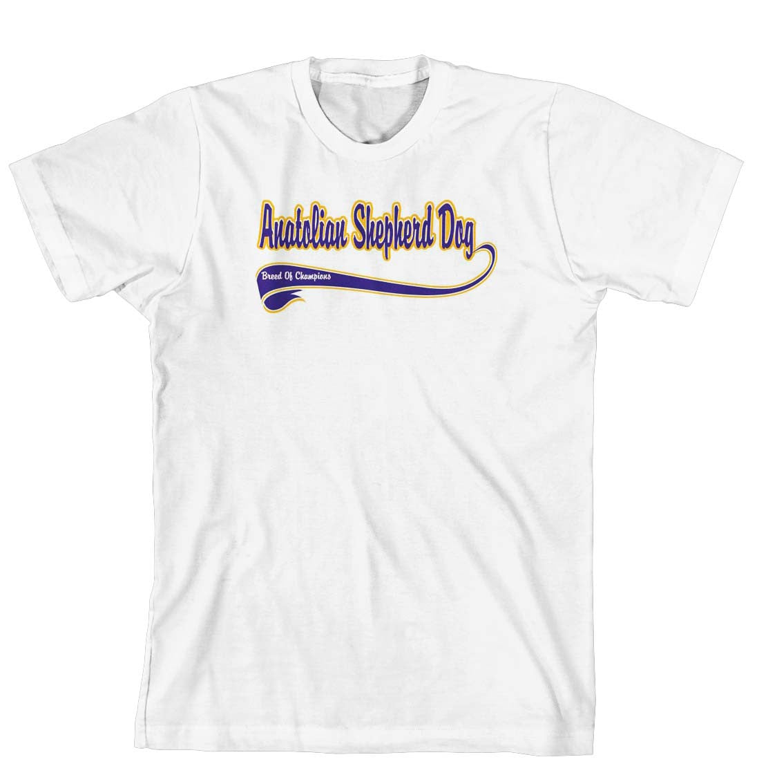 Breed of Champion Tee Blue Shirt - Anatolian Shepherd Dog (170-0002-118)