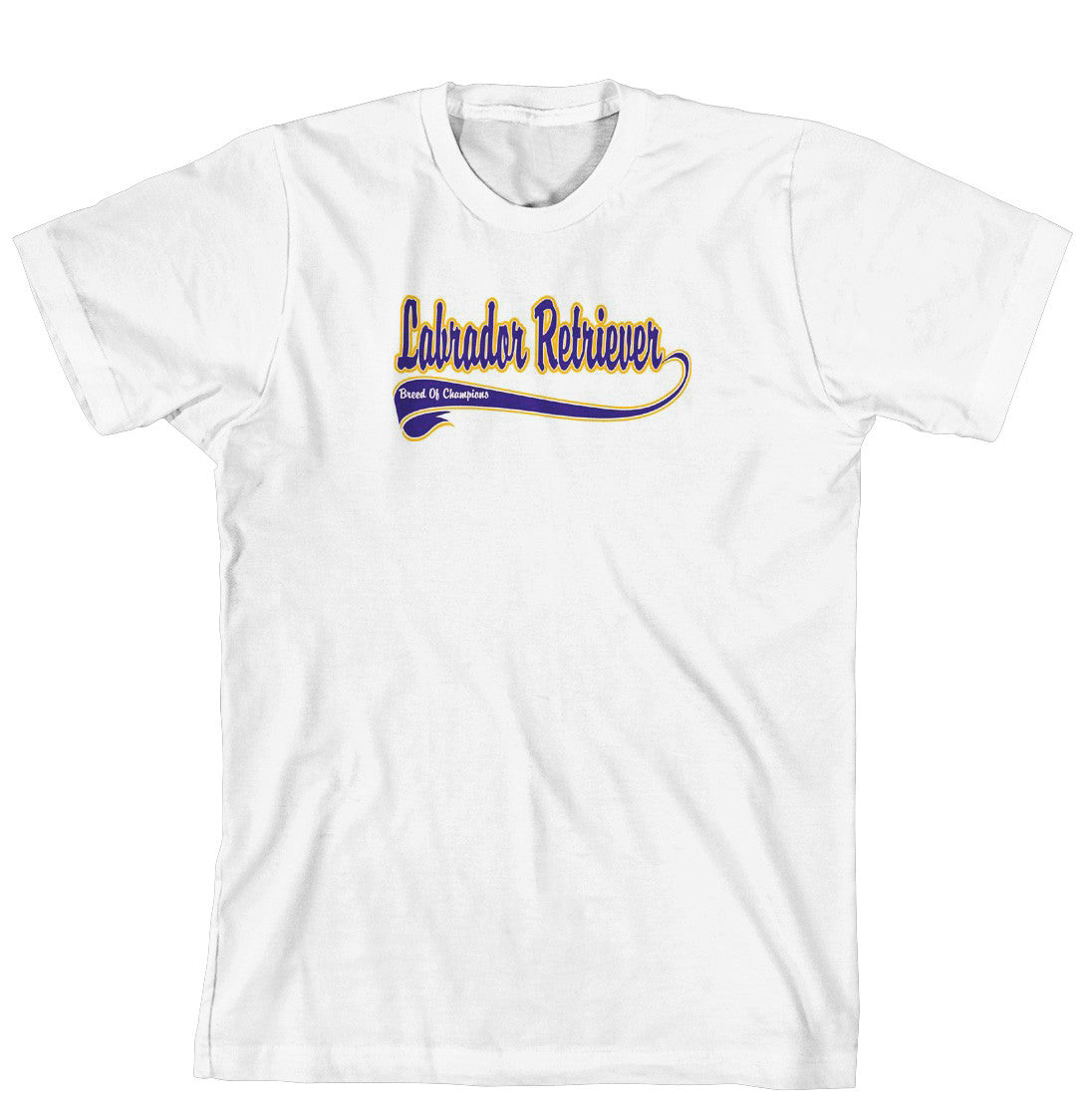 Breed of Champion Tee Blue Shirt - Labrador Retriever (170-0002-284)