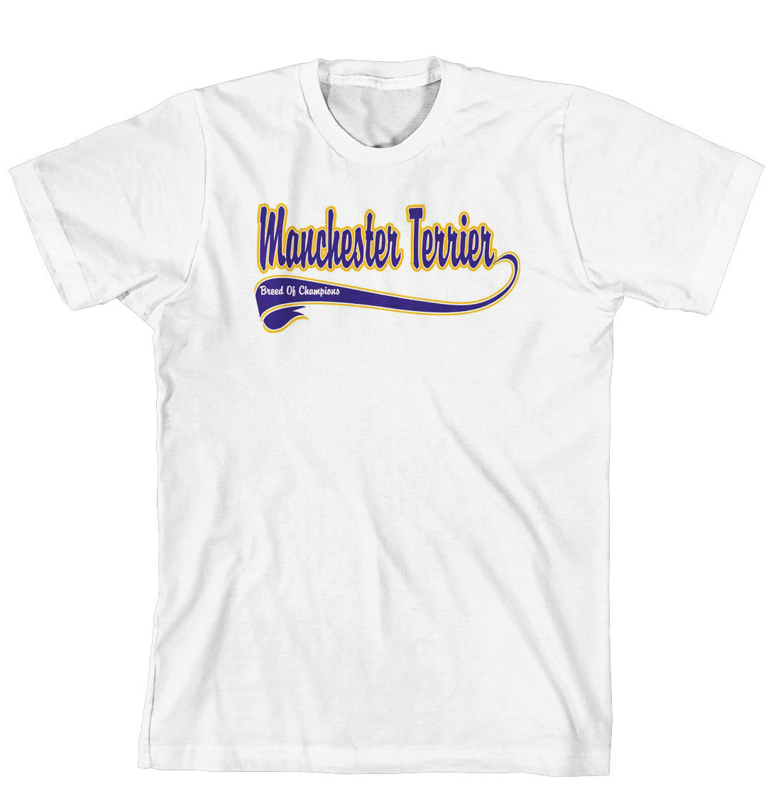 Breed of Champion Tee Blue Shirt - Manchester Terrier (170-0002-294)
