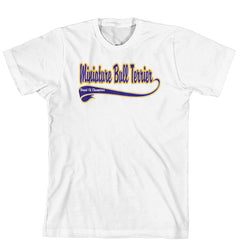 Breed of Champion Tee Blue Shirt - Miniature Bull Terrier (170-0002-298)