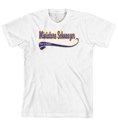 Breed of Champion Tee Blue Shirt - Miniature Schnauzer (170-0002-302)