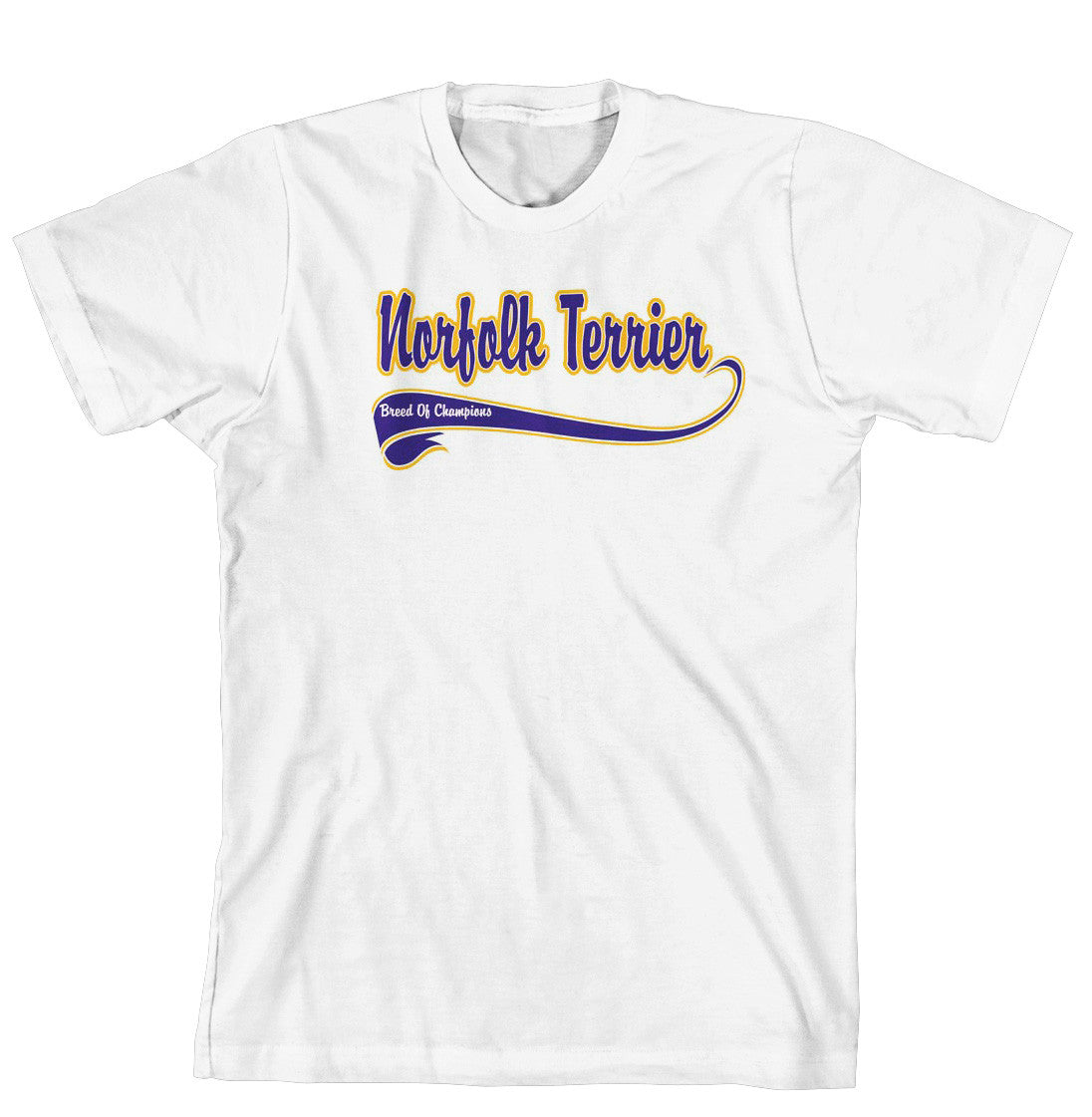 Breed of Champion Tee Blue Shirt - Norfolk Terrier (170-0002-308)