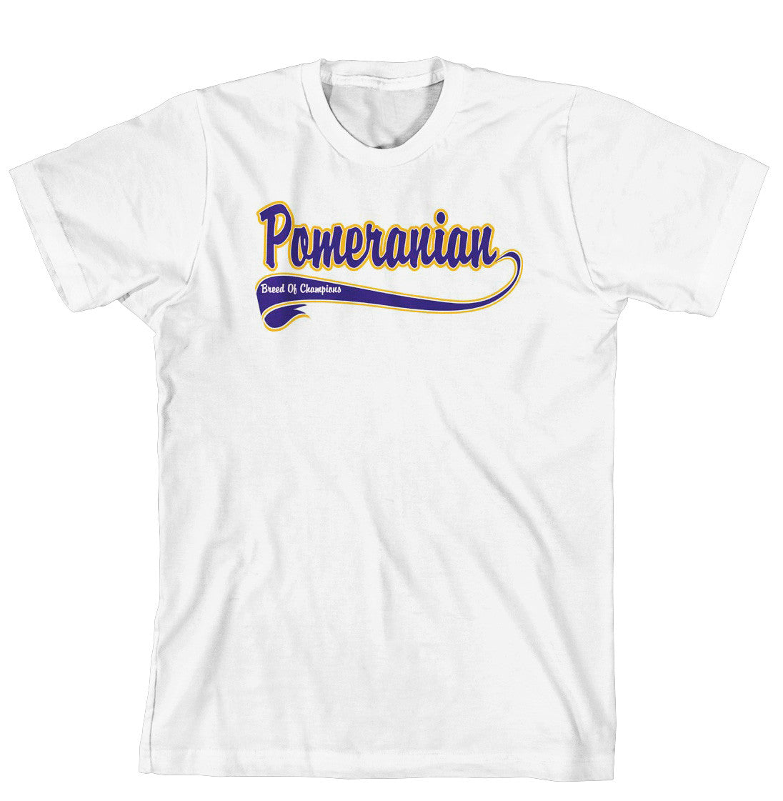 Breed of Champion Tee Blue Shirt - Pomeranian (170-0002-338)