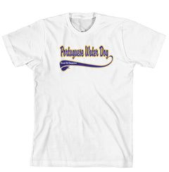 Breed of Champion Tee Blue Shirt - Portuguese Water Dog (170-0002-342)
