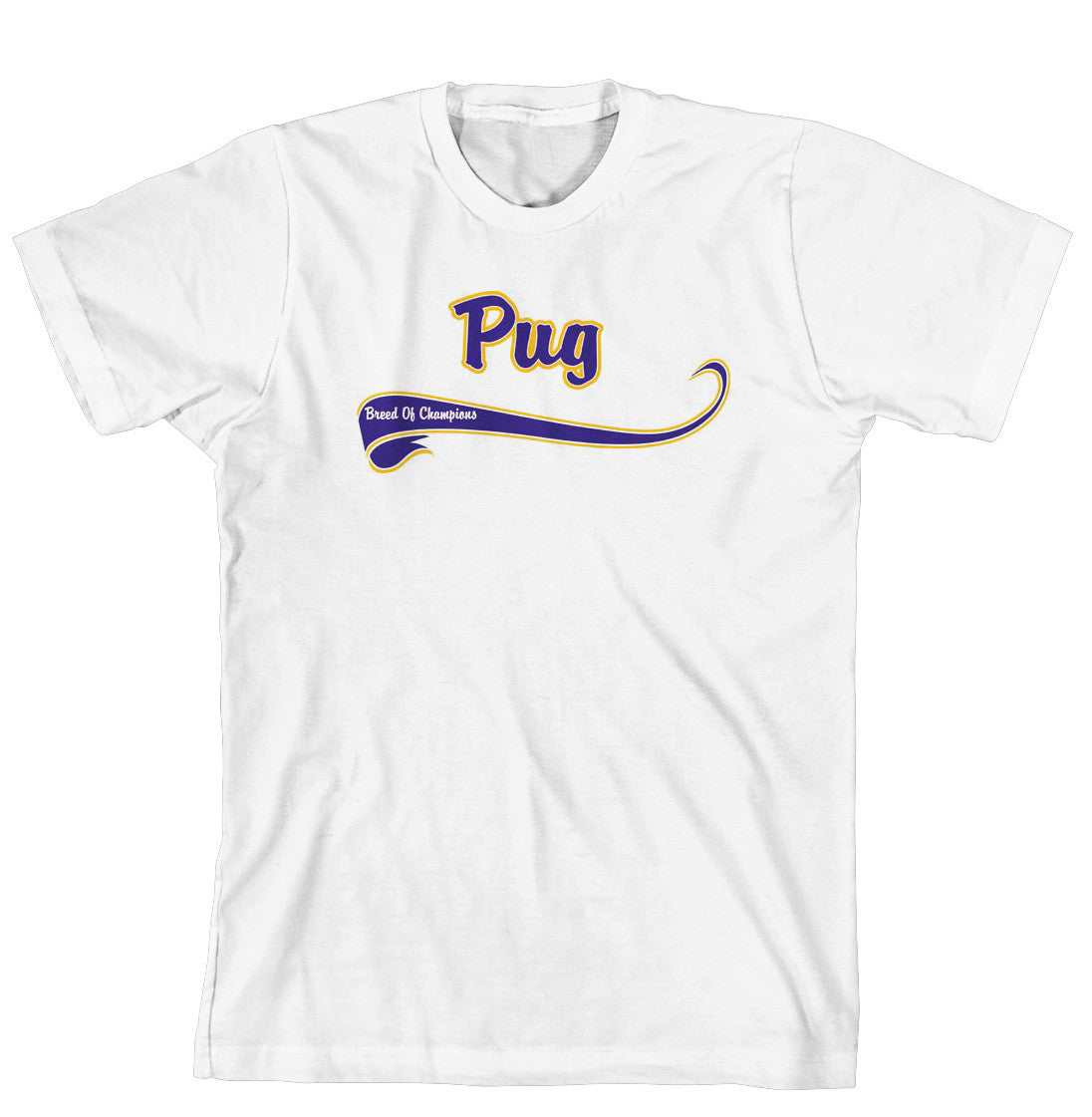 Breed of Champion Tee Blue Shirt - Pug (170-0002-344)
