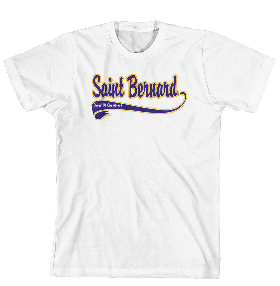 Breed of Champion Tee Blue Shirt - Saint Bernard (170-0002-354)