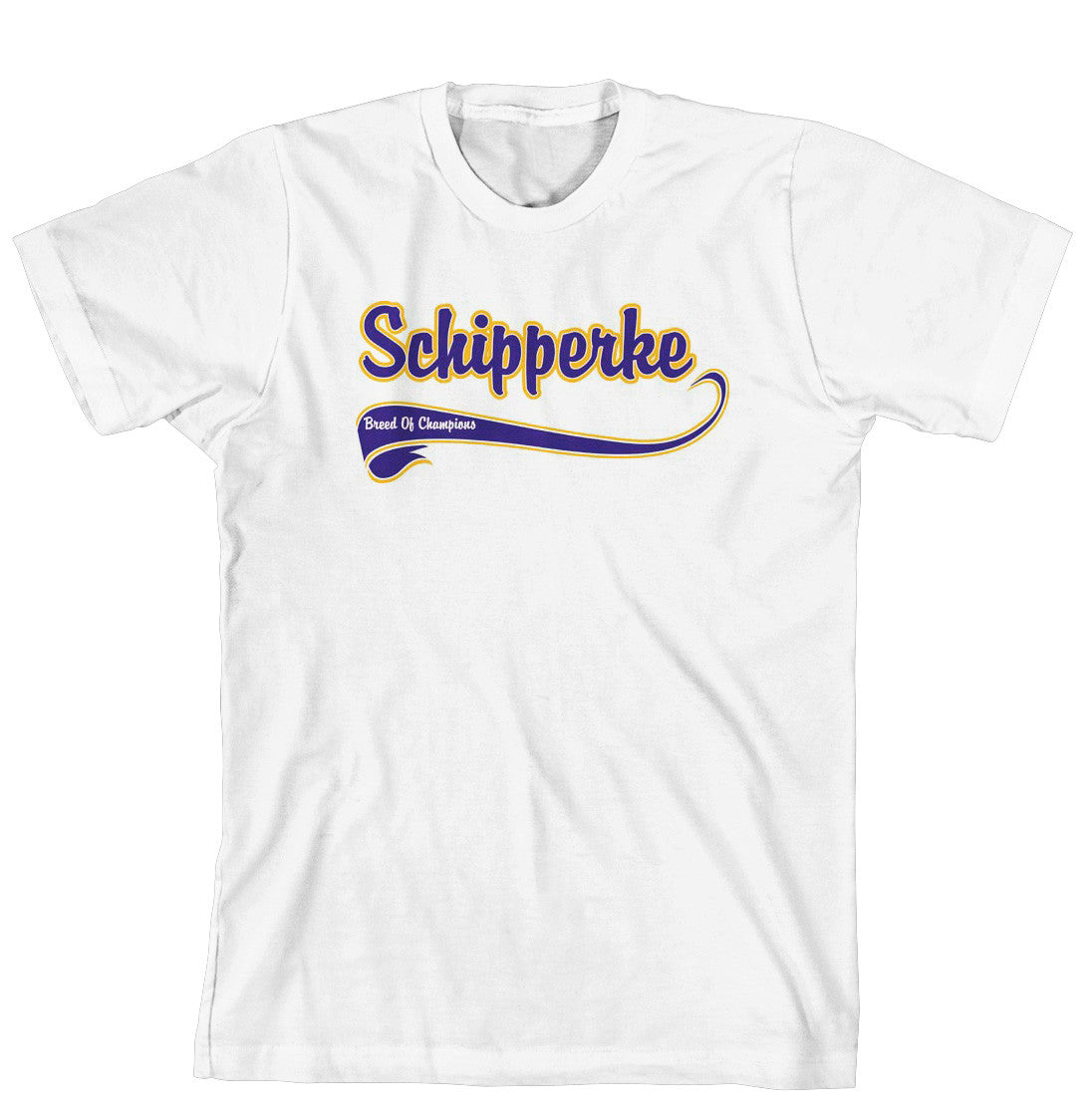 Breed of Champion Tee Blue Shirt - Schipperke (170-0002-360)