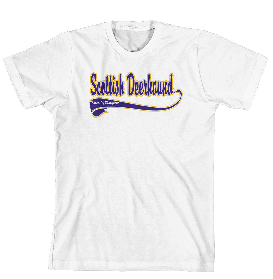 Breed of Champion Tee Blue Shirt - Scottish Deerhound (170-0002-362)
