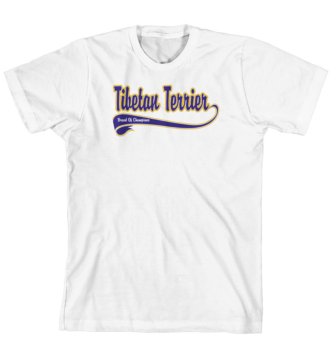 Breed of Champion Tee Blue Shirt - Tibetan Terrier (170-0002-396)