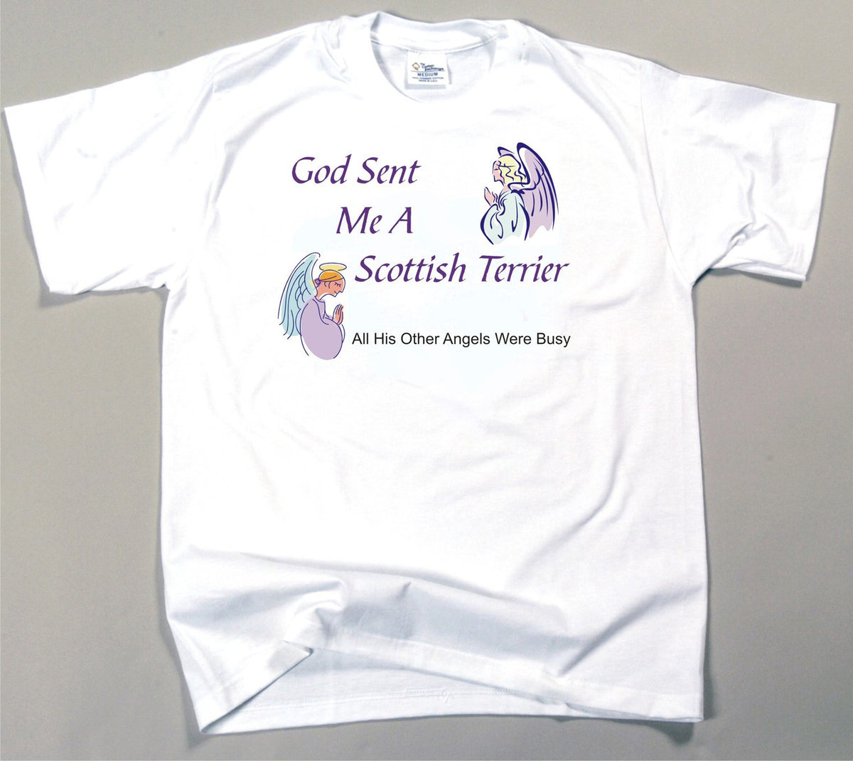 God Sent Me A Scottish Terrier T-Shirt (170-0005-364)