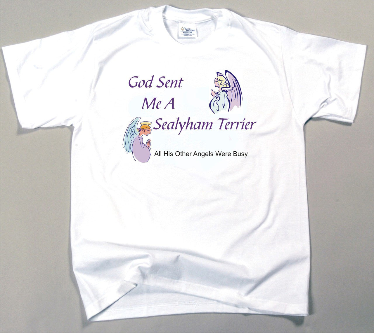 God Sent Me A Sealyham Terrier T-Shirt (170-0005-366)