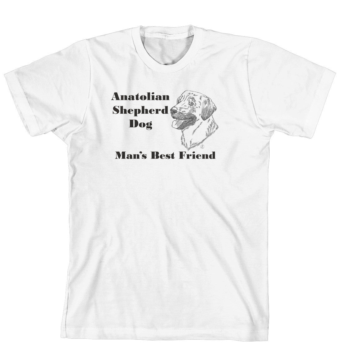 Man's Best Friend Dog Breed T-Shirt - Anatolian Shepherd Dog (170-0072-118)
