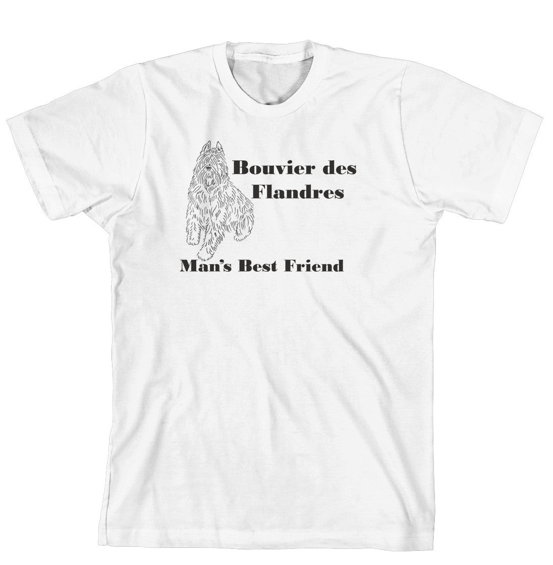 Man's Best Friend Dog Breed T-Shirt - Bouvier des Flandres (162A) (170-0072-162A)