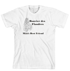 Man's Best Friend Dog Breed T-Shirt - Bouvier des Flandres (162A) (170-0072-162A)