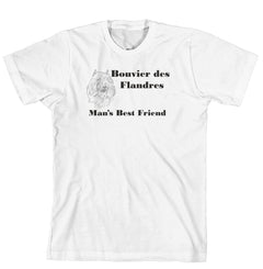 Man's Best Friend Dog Breed T-Shirt - Bouvier des Flandres (162B) (170-0072-162B)